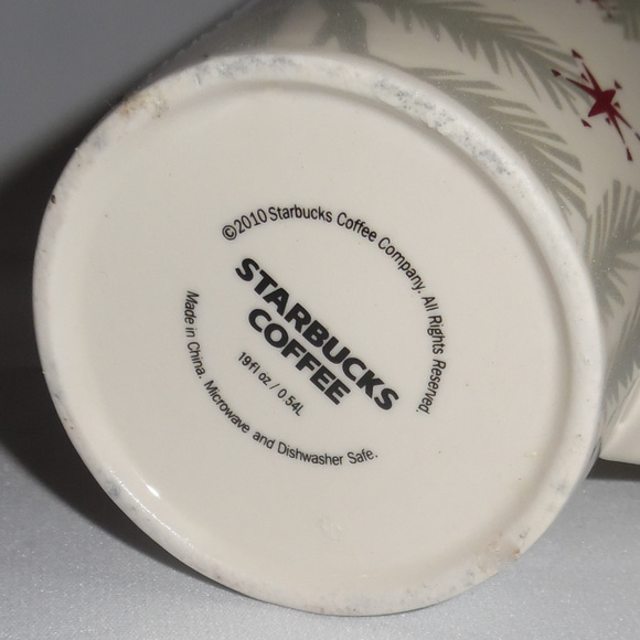 Starbucks 2010 Holiday Mug Silver Christmas Siren - Picture 3 of 3